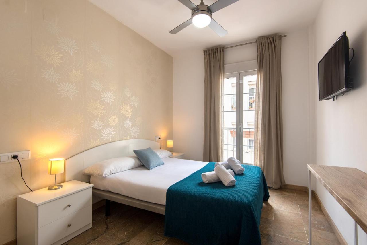 Center Apartment 2Bed 2B Aircon Wif And Parking Free 马拉加 外观 照片