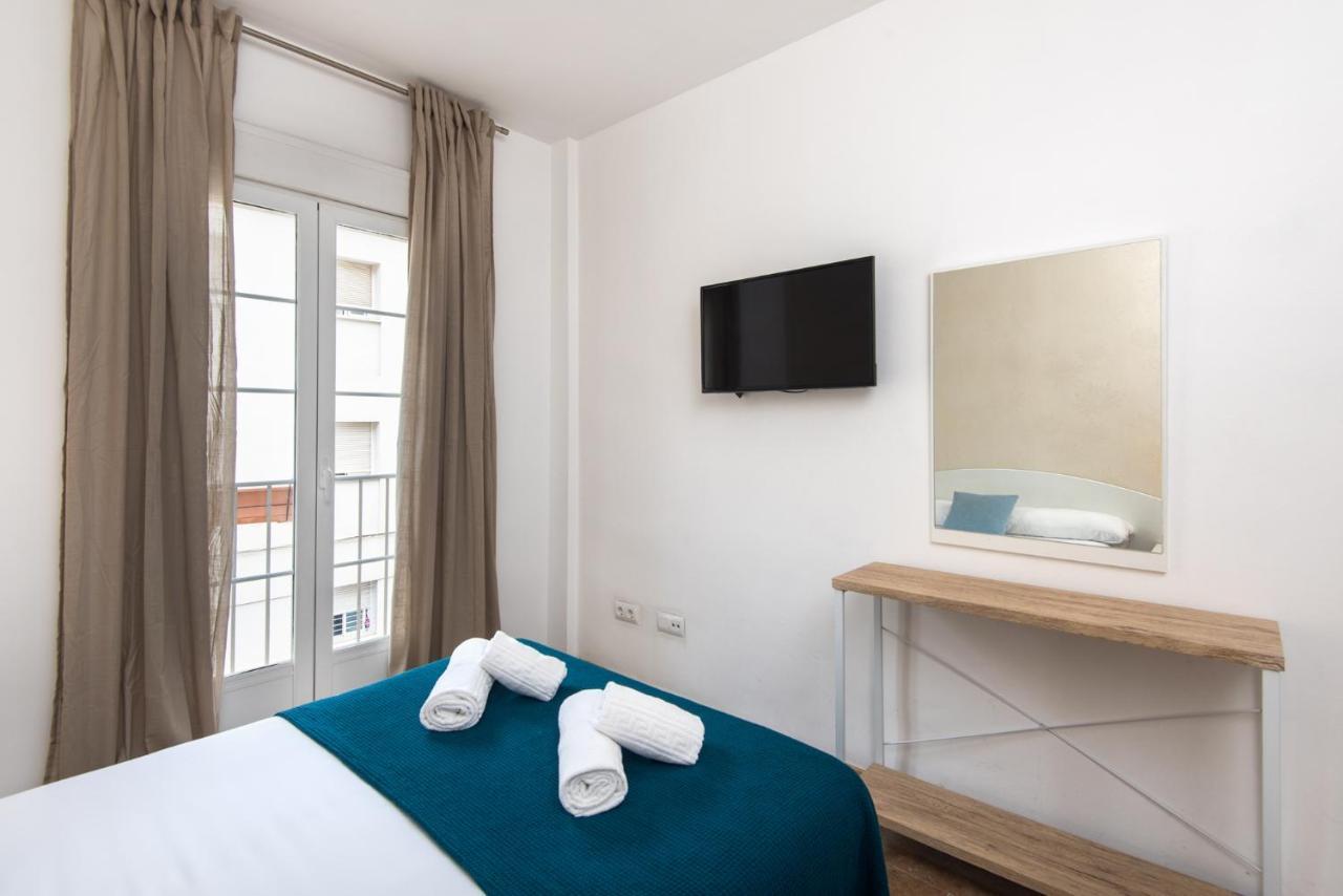 Center Apartment 2Bed 2B Aircon Wif And Parking Free 马拉加 外观 照片